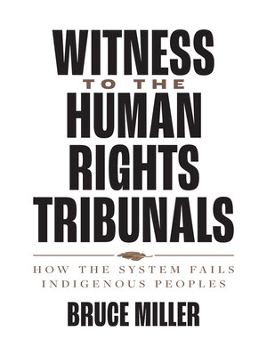 cover image of Witness to the Human Rights Tribunals